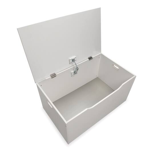 Badger Basket White Flat Bench Top Toy & Storage Box
